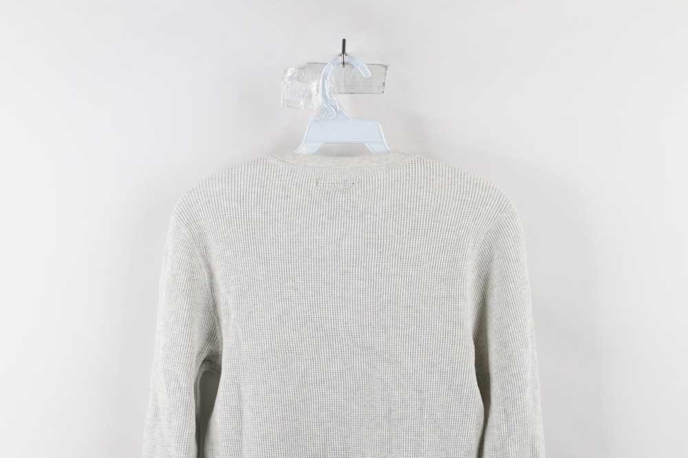 J.Crew × Vintage J Crew Blank Thermal Waffle Knit… - image 8