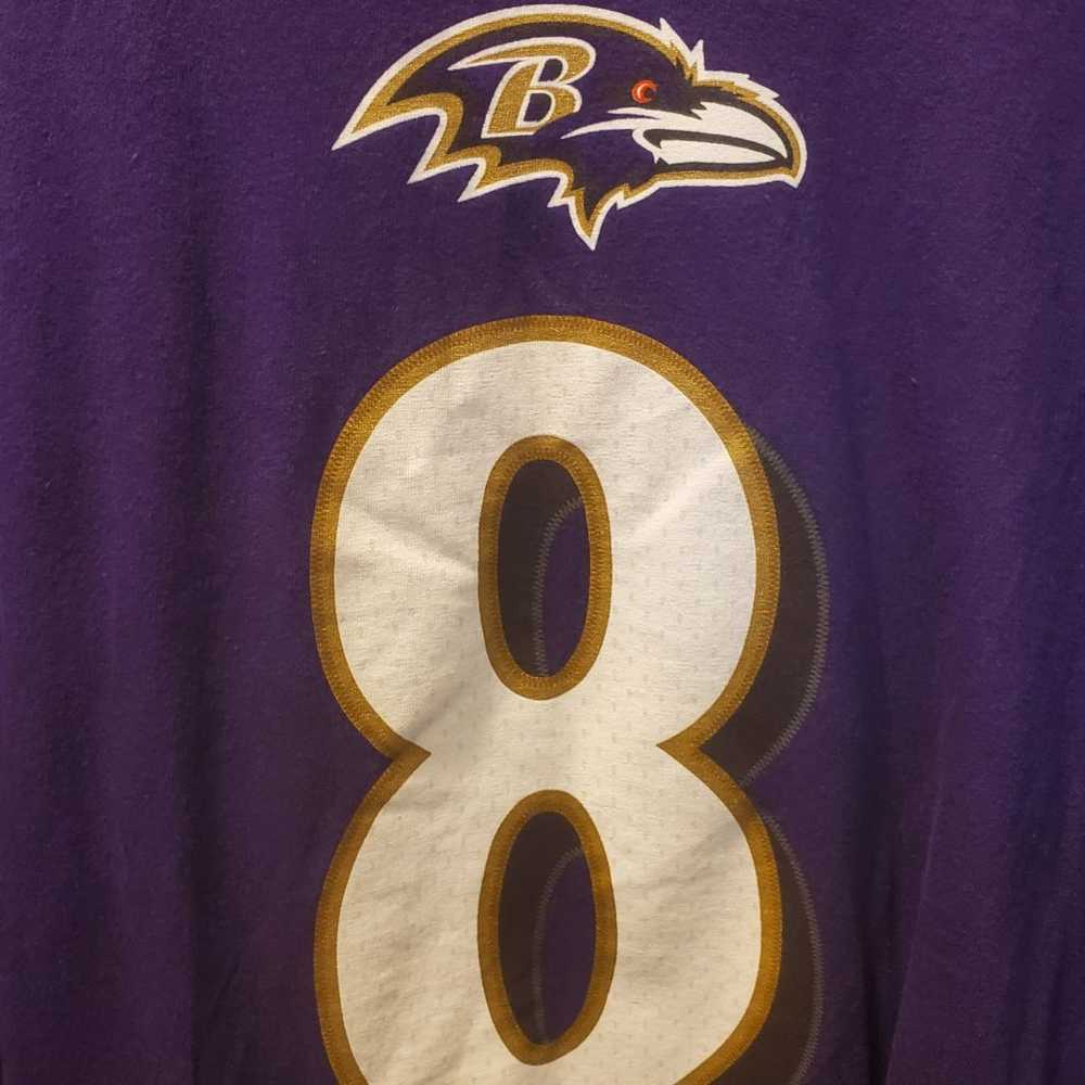 Baltimore Ravens Lamar Jackson  t shirt Jersey - image 2