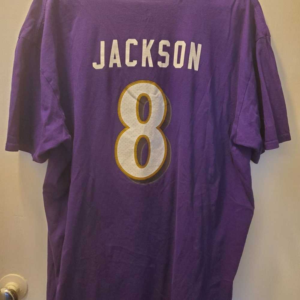Baltimore Ravens Lamar Jackson  t shirt Jersey - image 4