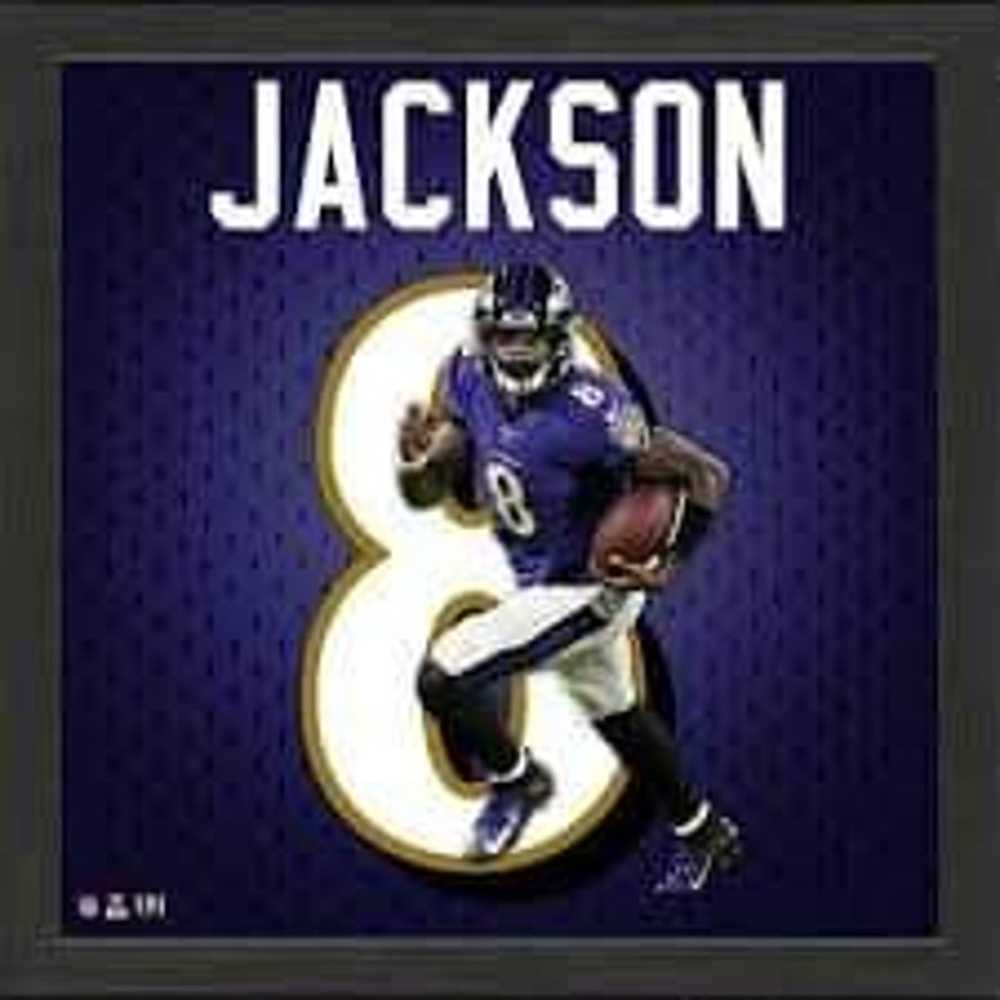 Baltimore Ravens Lamar Jackson  t shirt Jersey - image 5