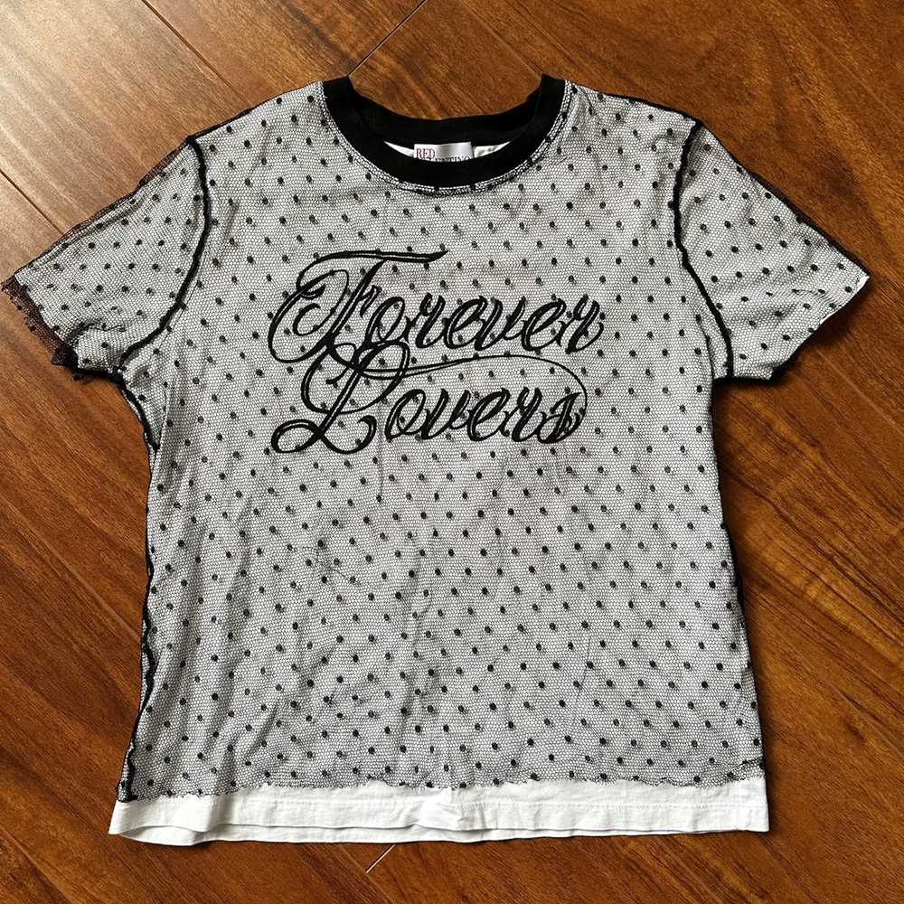 RED Valentino red valentino forever lovers t shir… - image 1