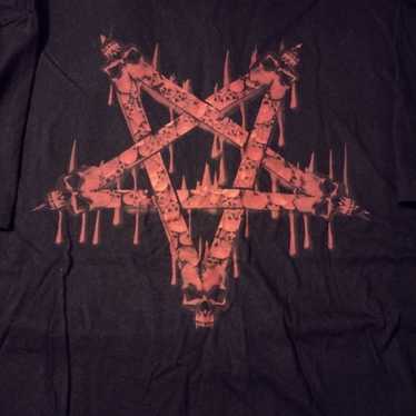 Pentagram Skulls shirt XXL 666 - image 1