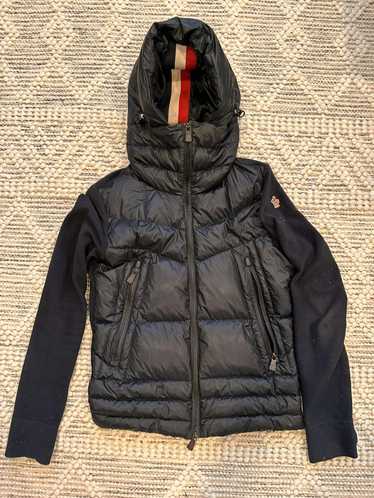 MONCLER GRENOBLE Tillier hooded quilted iridescent down ski jacket