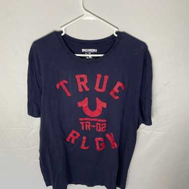 True Religion Navy/Red TR-02 Front Logo