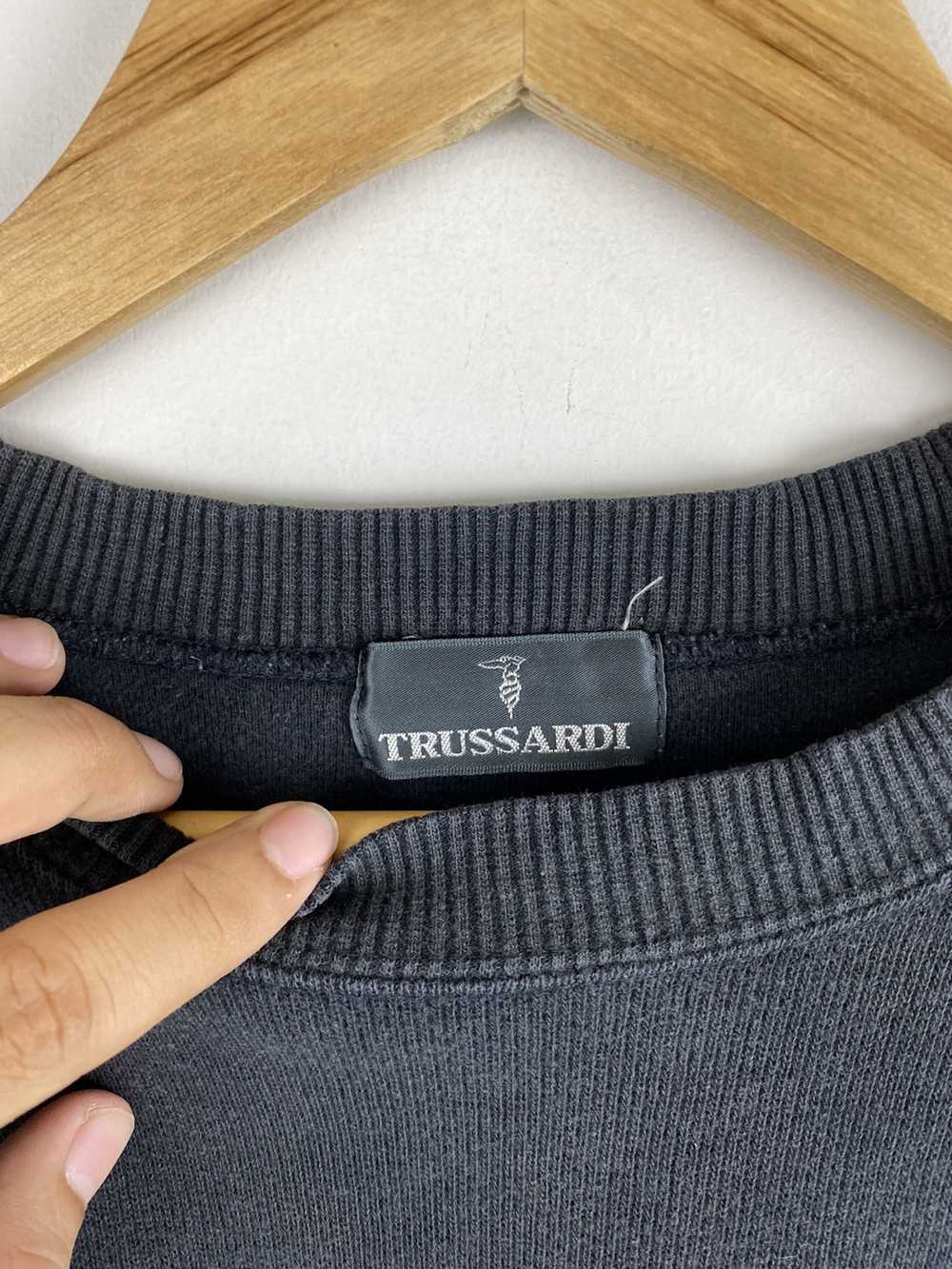 Trussardi × Vintage Trussardi Sweatshirt Big Logo… - image 2