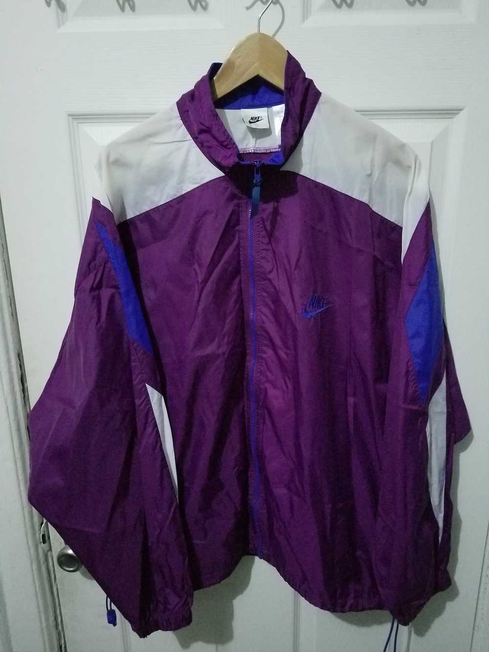 Nike × Vintage Vintage Nike Logo Zip Up Windbreaker J… - Gem