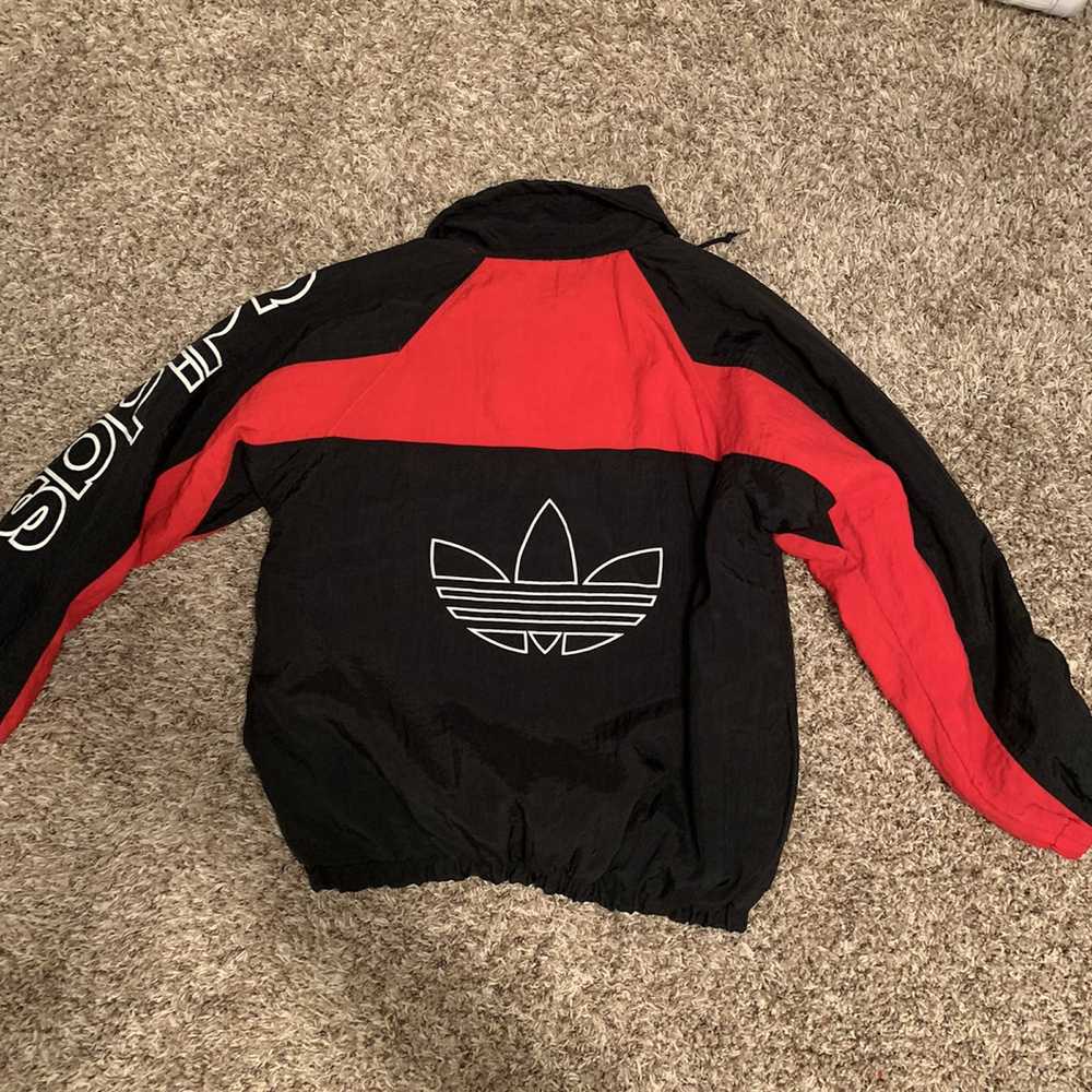 Adidas Vintage Adidas pull over jacket - image 2