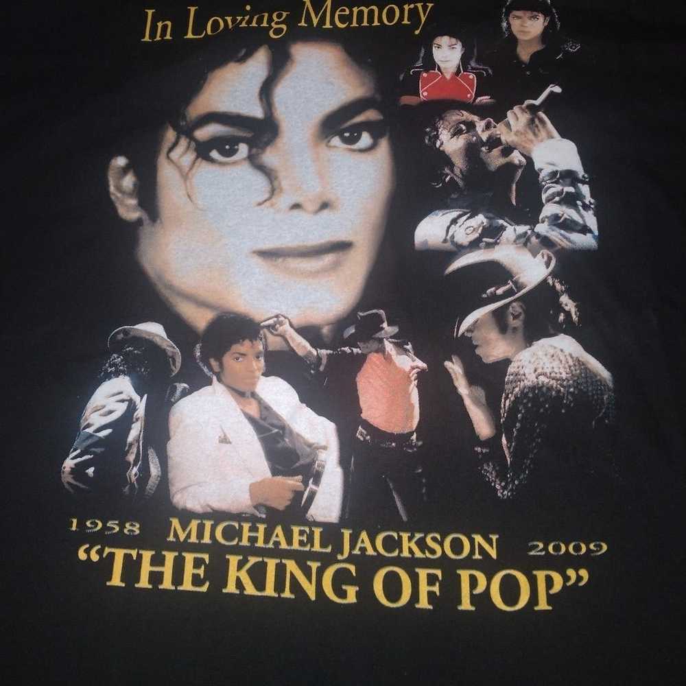 Michael Jackson Memorial Graphic Tee Size 3XL - image 2