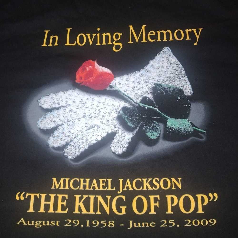 Michael Jackson Memorial Graphic Tee Size 3XL - image 3