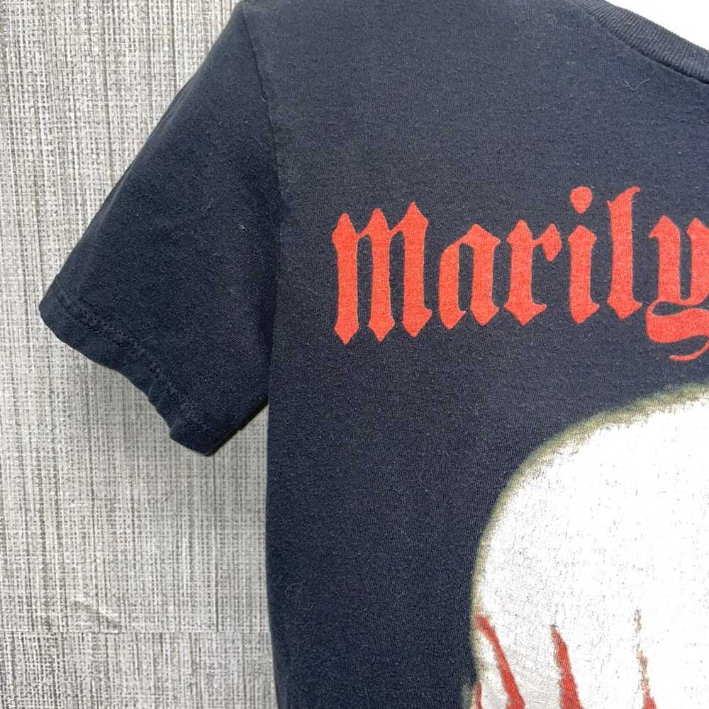 VTG Bay Island SportsWear Black Marilyn Manson Gr… - image 6