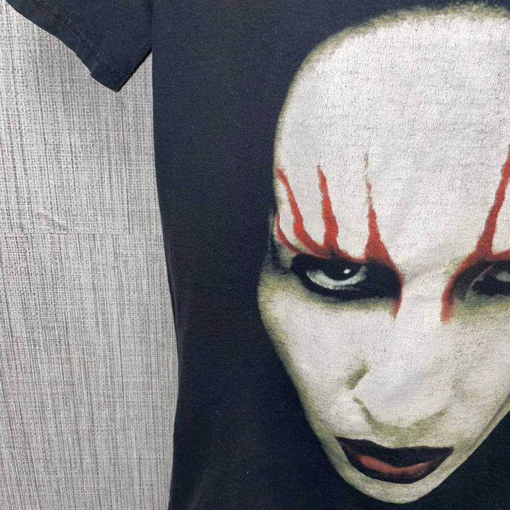 VTG Bay Island SportsWear Black Marilyn Manson Gr… - image 7