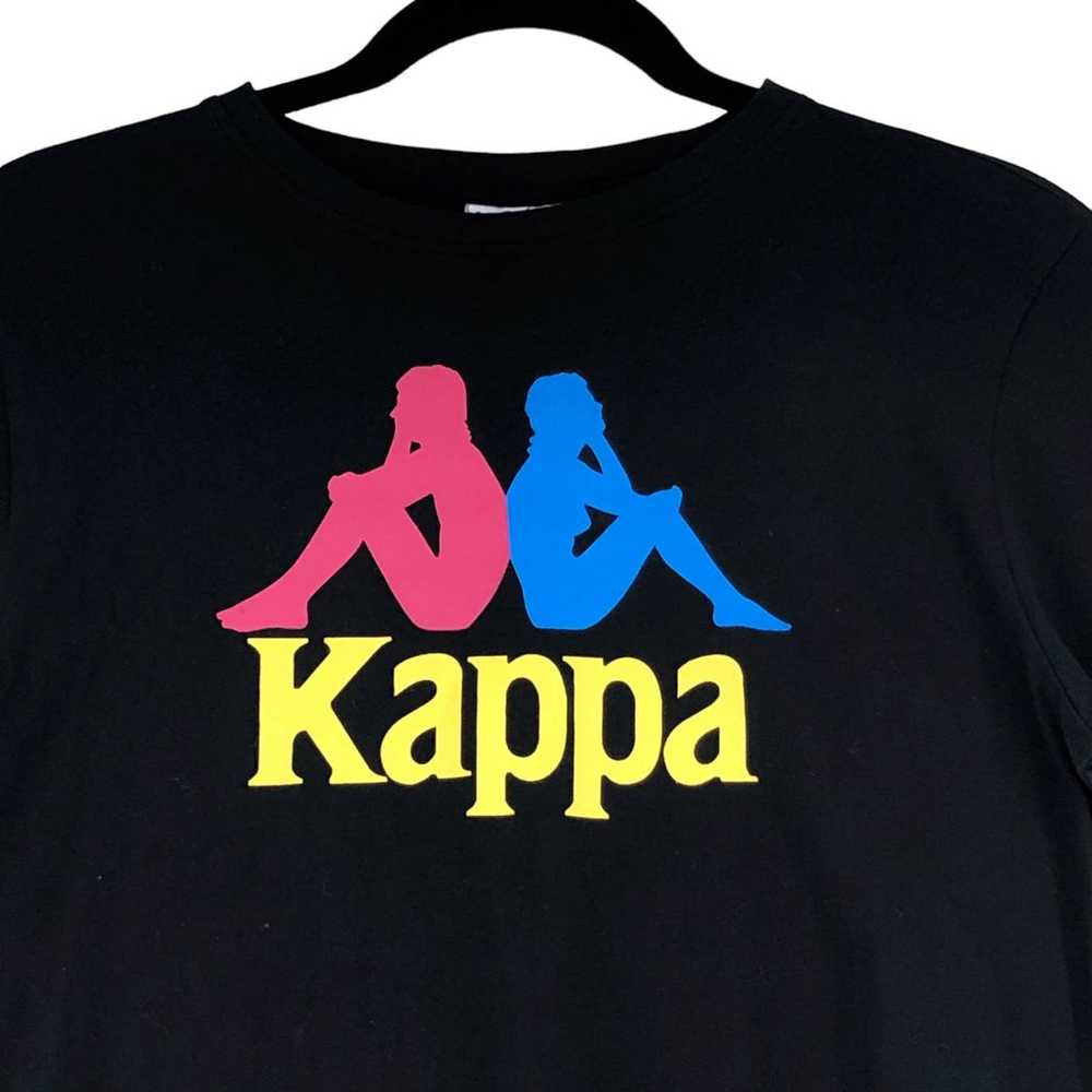 Kappa Mens Size Small Black T Shirt Logo Tee Clas… - image 2