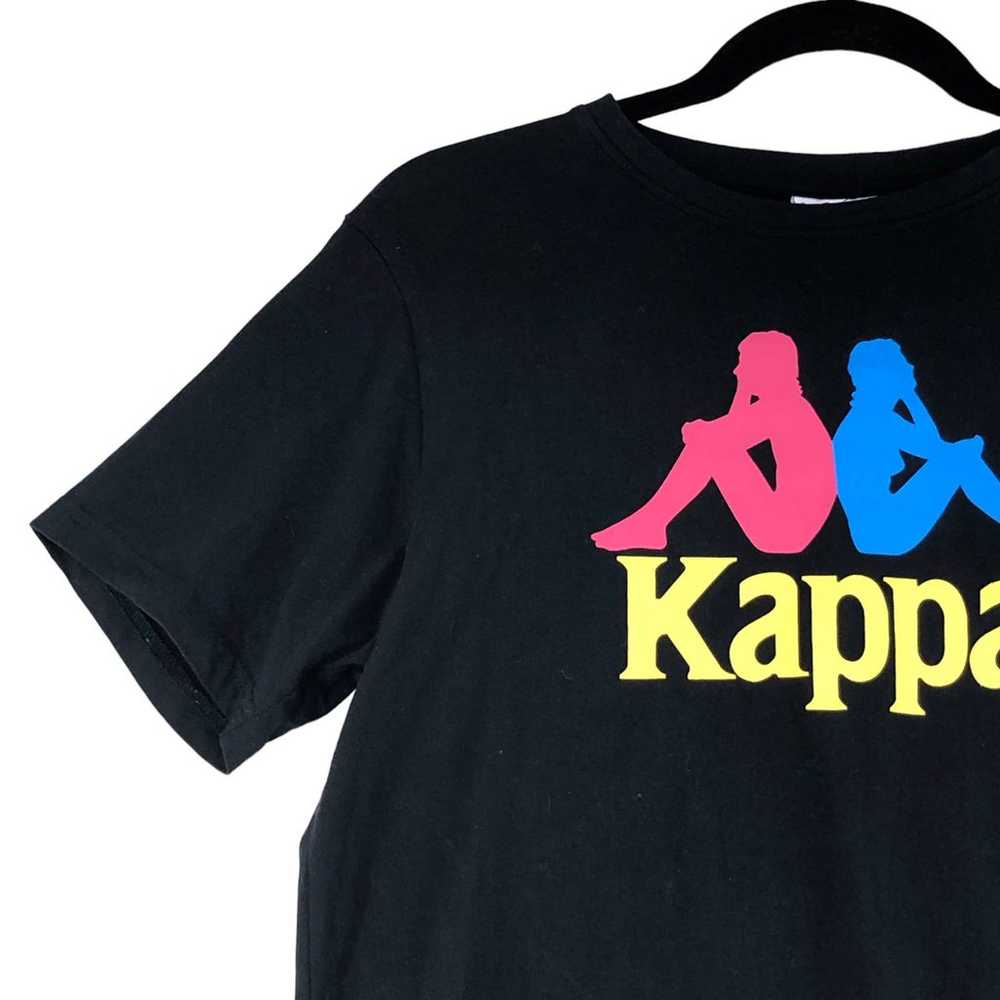 Kappa Mens Size Small Black T Shirt Logo Tee Clas… - image 4