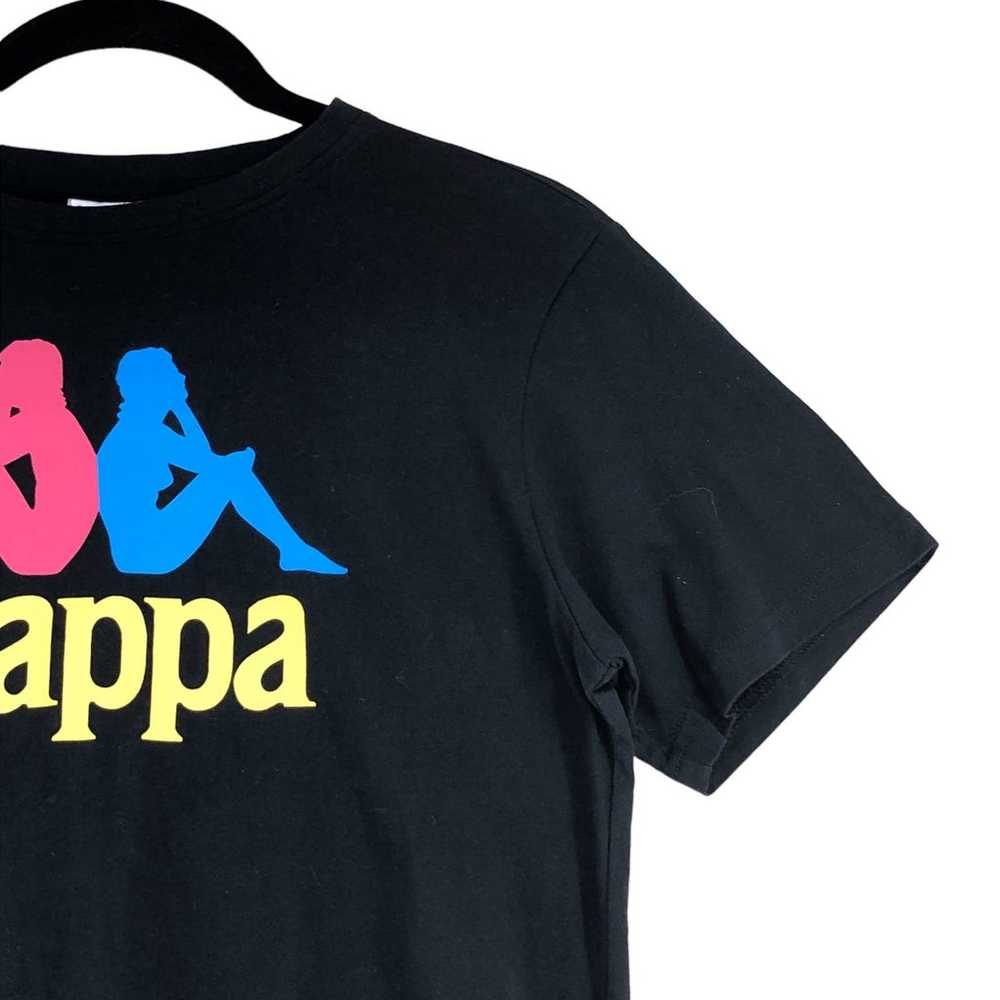 Kappa Mens Size Small Black T Shirt Logo Tee Clas… - image 5