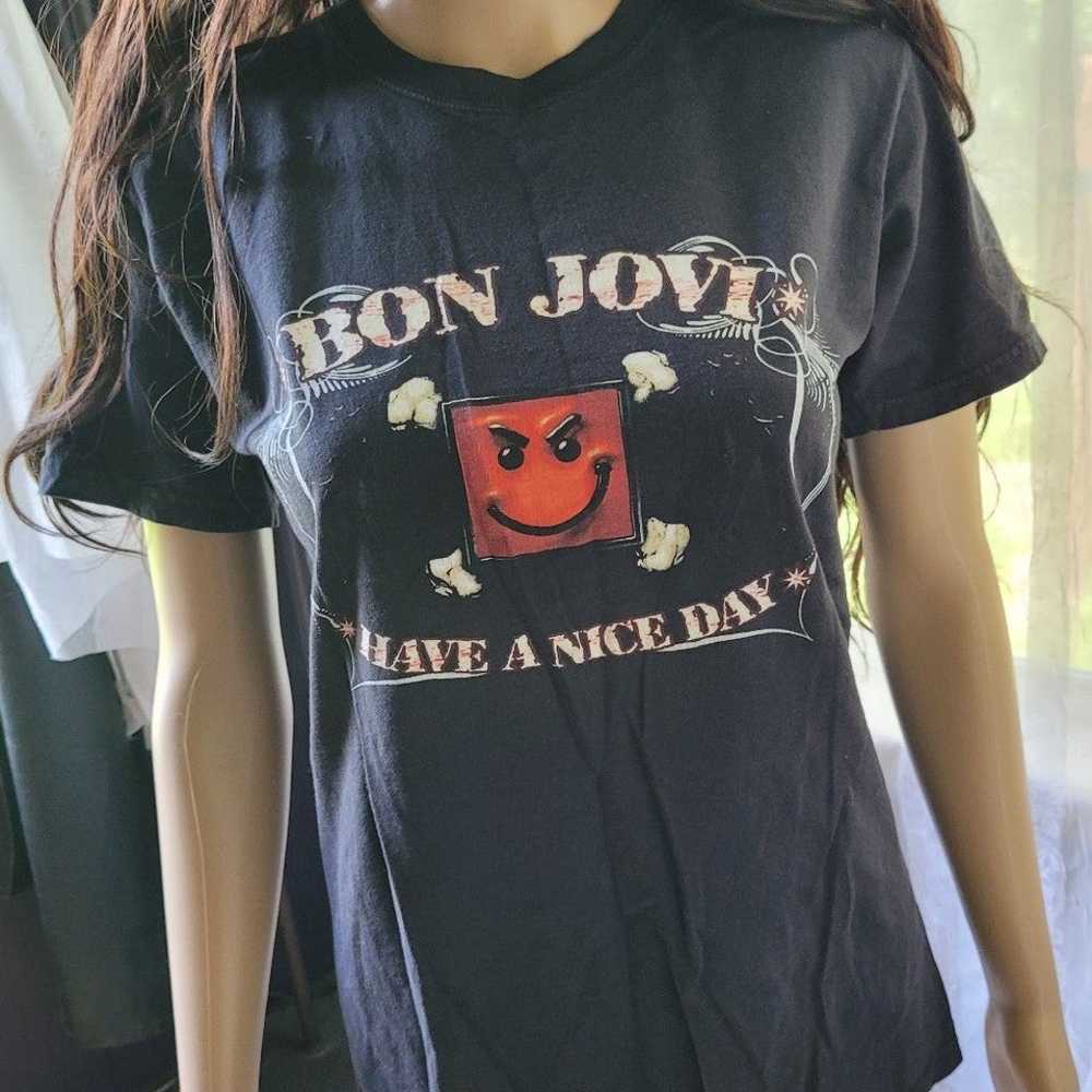 Bon Jovi Have a Nice Day Tour Tee S - image 3