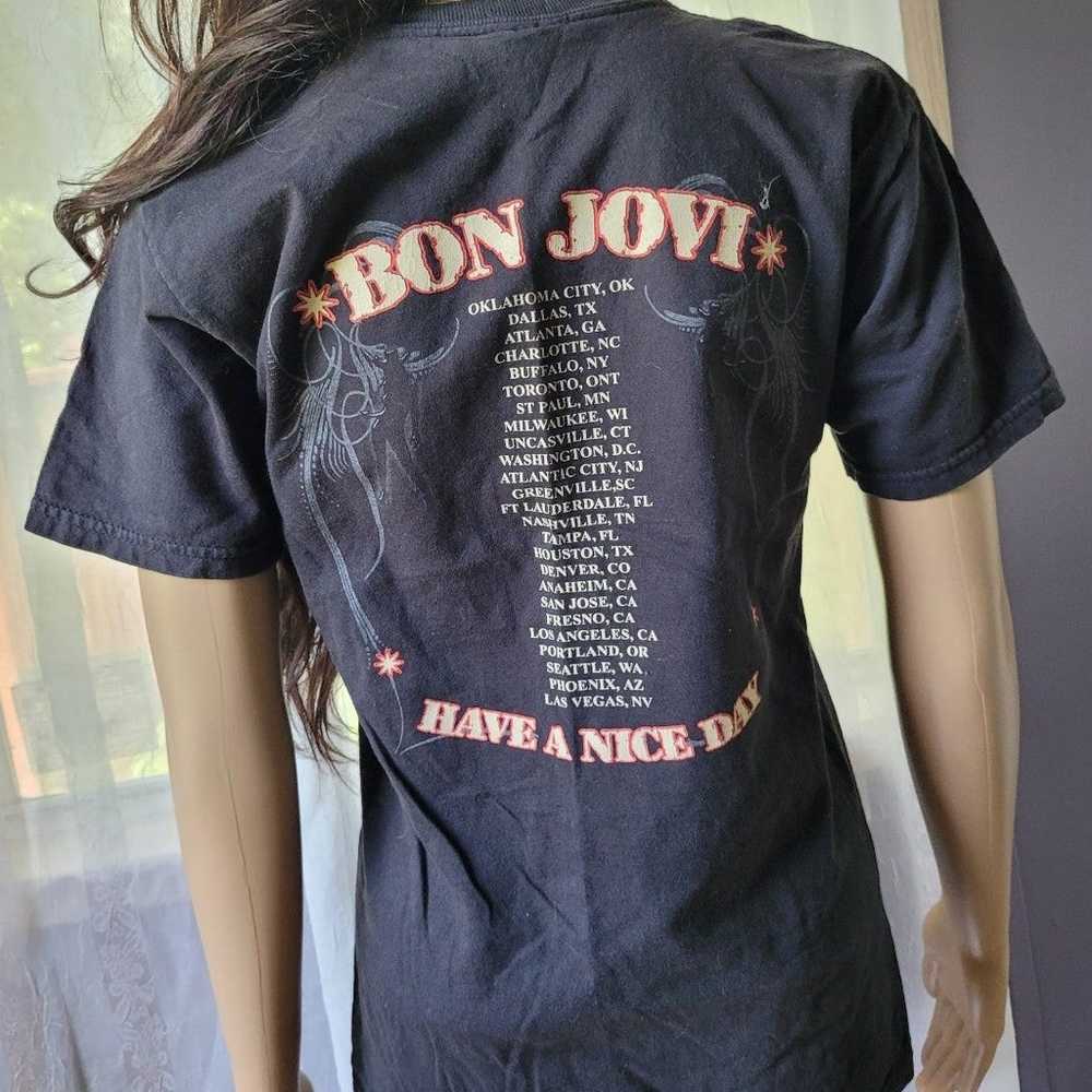 Bon Jovi Have a Nice Day Tour Tee S - image 5