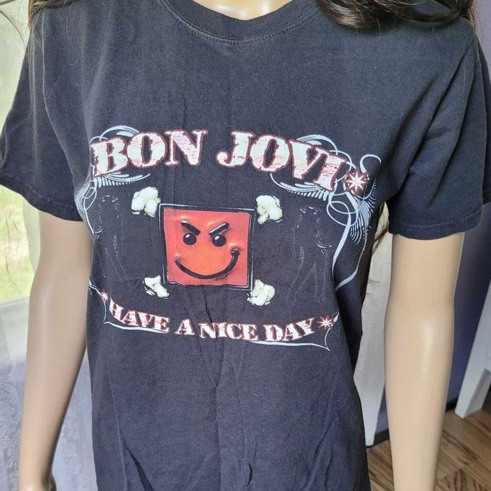 Bon Jovi Have a Nice Day Tour Tee S - image 9