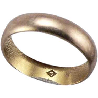 Antique 10K GOLD BABY RING Child Youth 3mm Wide 0.