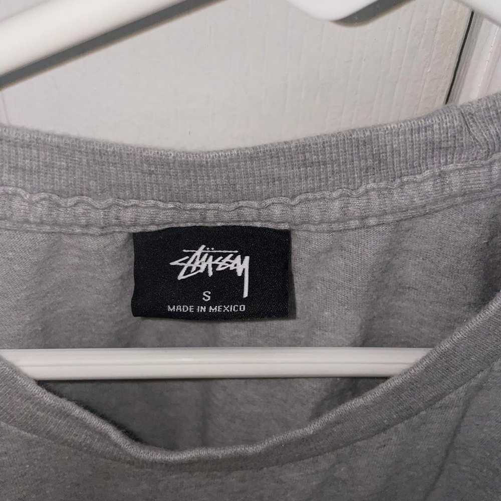 Grey Stussy shirt size small - image 2