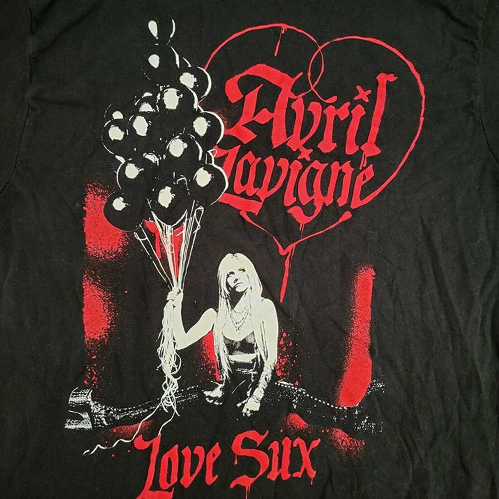Avril Lavigne Love Sux 2022 OFFICIAL Tour T-Shirt - image 2