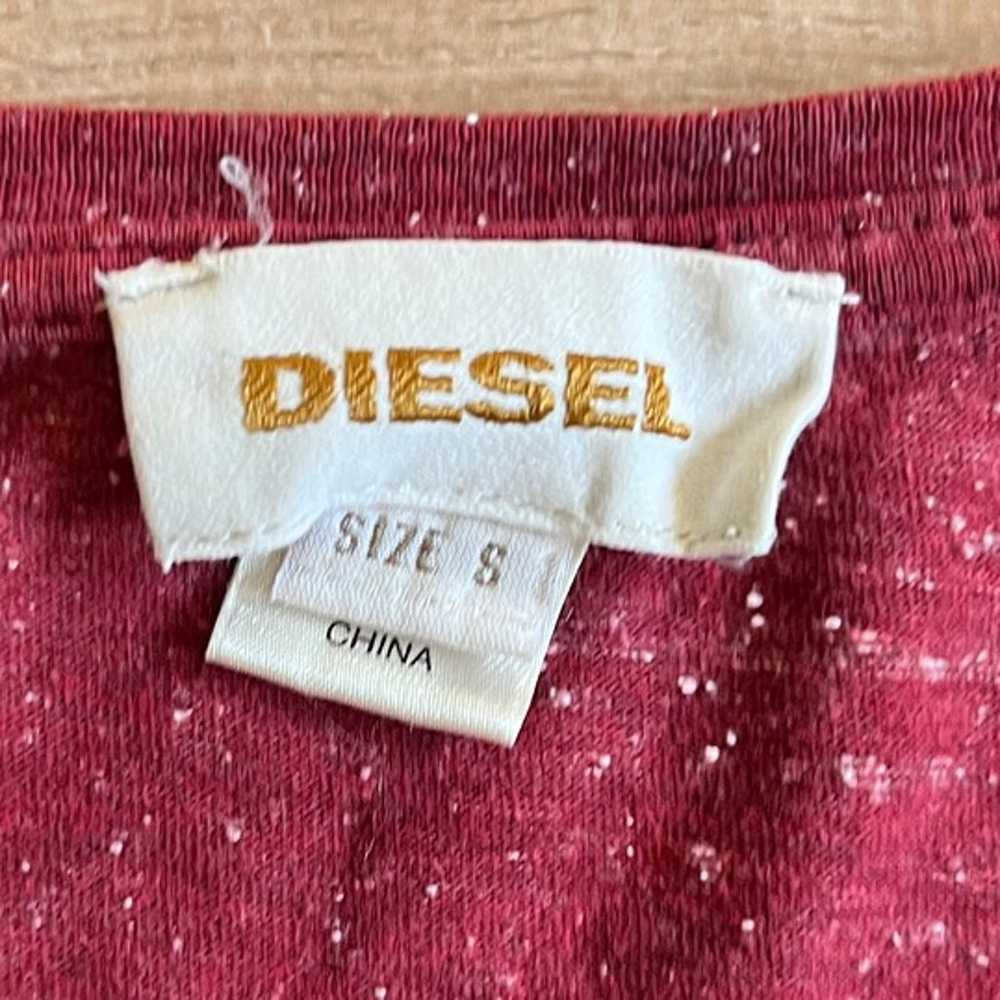 Diesel Red Cotton Pocket T Shirt Tee Top   Mens S… - image 2