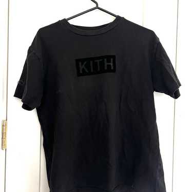 Kith Black on Black Velvet Box Logo Tee - image 1