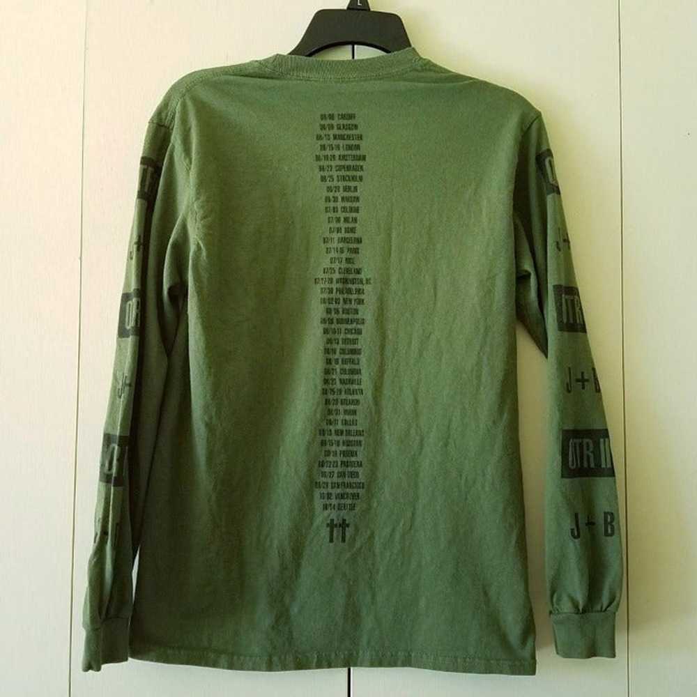 On the Run Jay-Z Beyonce Green T-Shirt - image 2