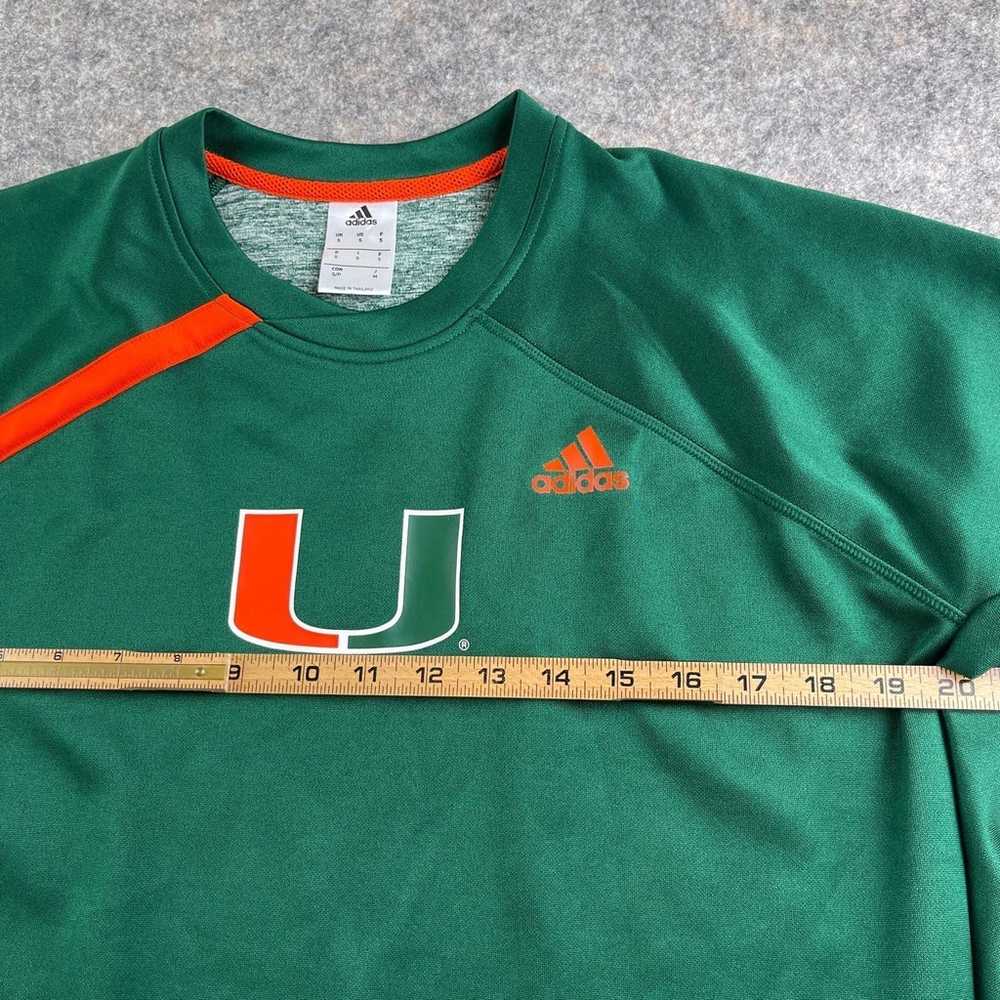 Adidas Miami Hurricanes Team Issued Pullover Shir… - image 3