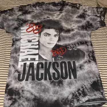 Michael Jackson “Who's Bad” Vision Rockwear Tag Graphic Blk Tee Sz