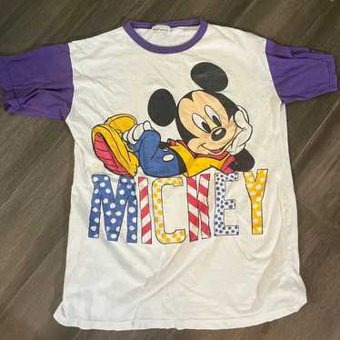 Disney Vintage 80s Night Moves Mickey Mouse Night 