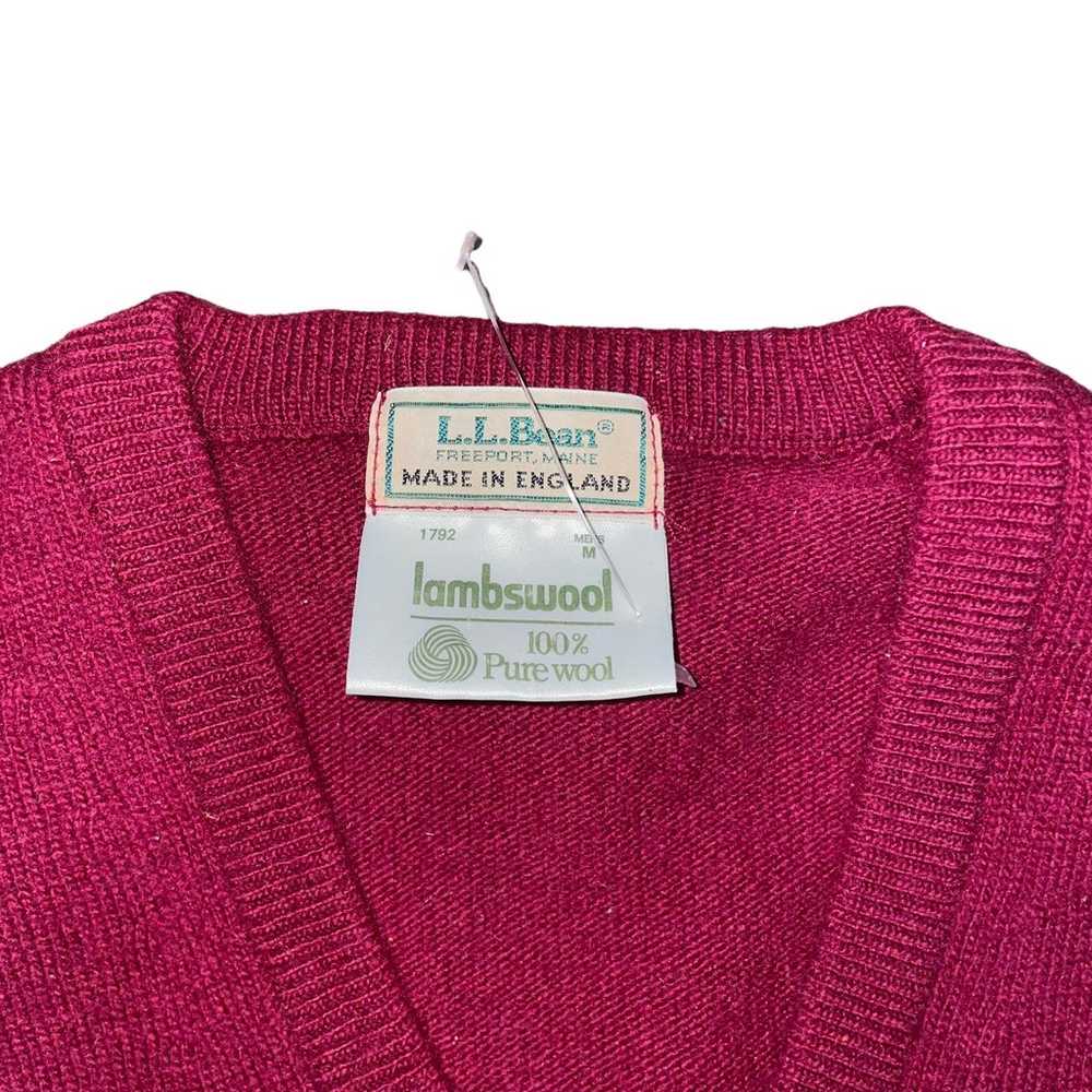 Vintage L.L. Bean Lambswool Sweater Vest M - image 2