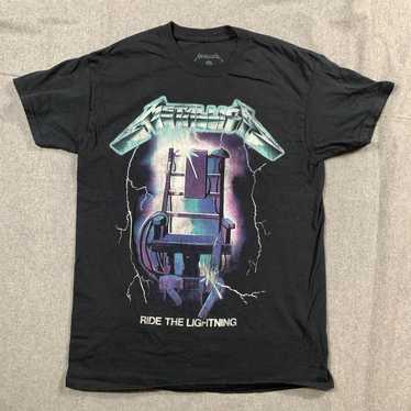2007 Metallica Ride The Lightning T-Shirt Size Medium (See Measurements)  USED