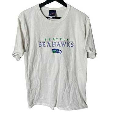 Vtg Seattle Seahawks Salem Sportswear 90s NFL T Shirt Size L