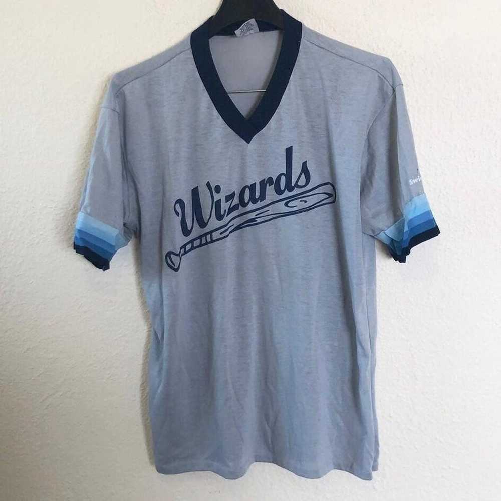 Vintage soft and sheer Wizards shirt number 32 fi… - image 2