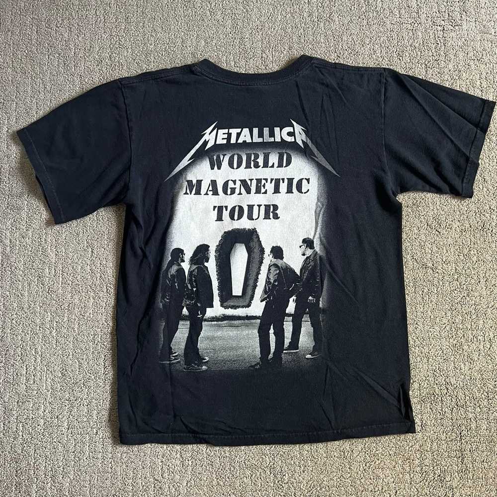 VTG Metallica Death Magnetic World Tour T Shirt M… - image 8