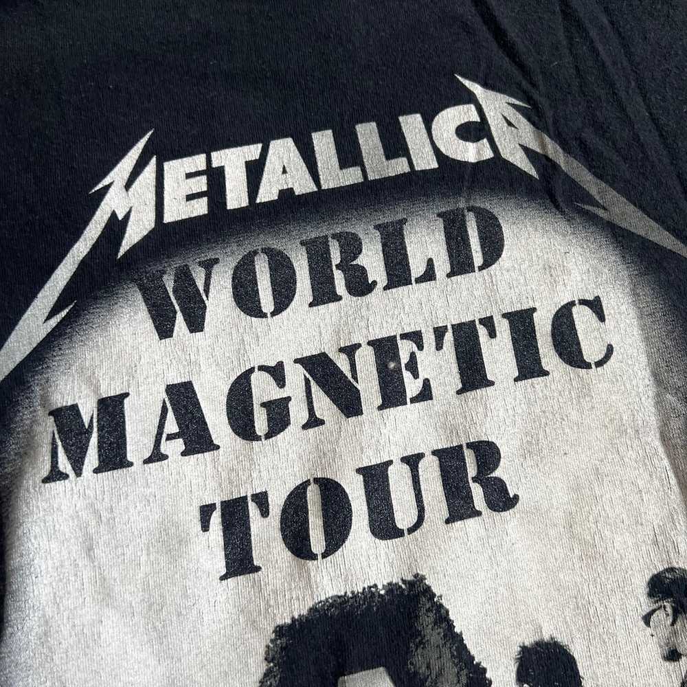 VTG Metallica Death Magnetic World Tour T Shirt M… - image 9