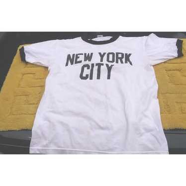 Vintage New York City John Lennon Shirt Ringer NY… - image 1