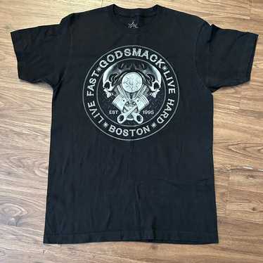 2018 GODSMACK When Legends Rise Boston Tour Shirt… - image 1