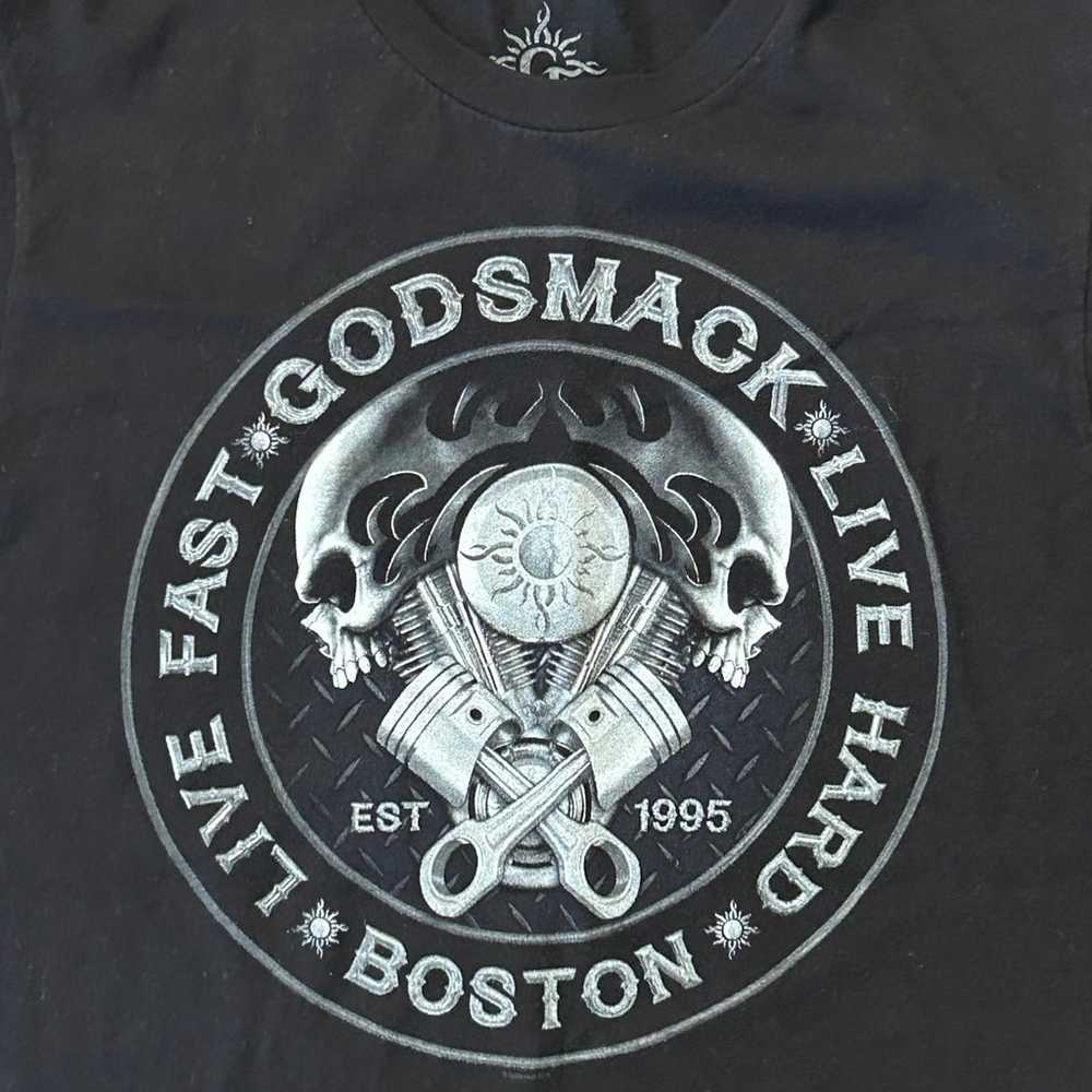 2018 GODSMACK When Legends Rise Boston Tour Shirt… - image 4