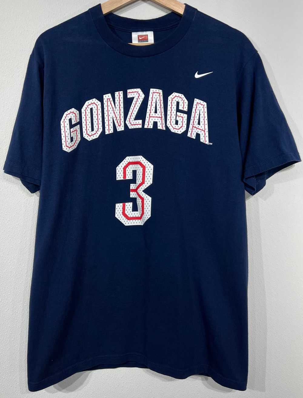 Vintage Adam Morrison Gonzaga Bulldogs Nike Tshir… - image 1