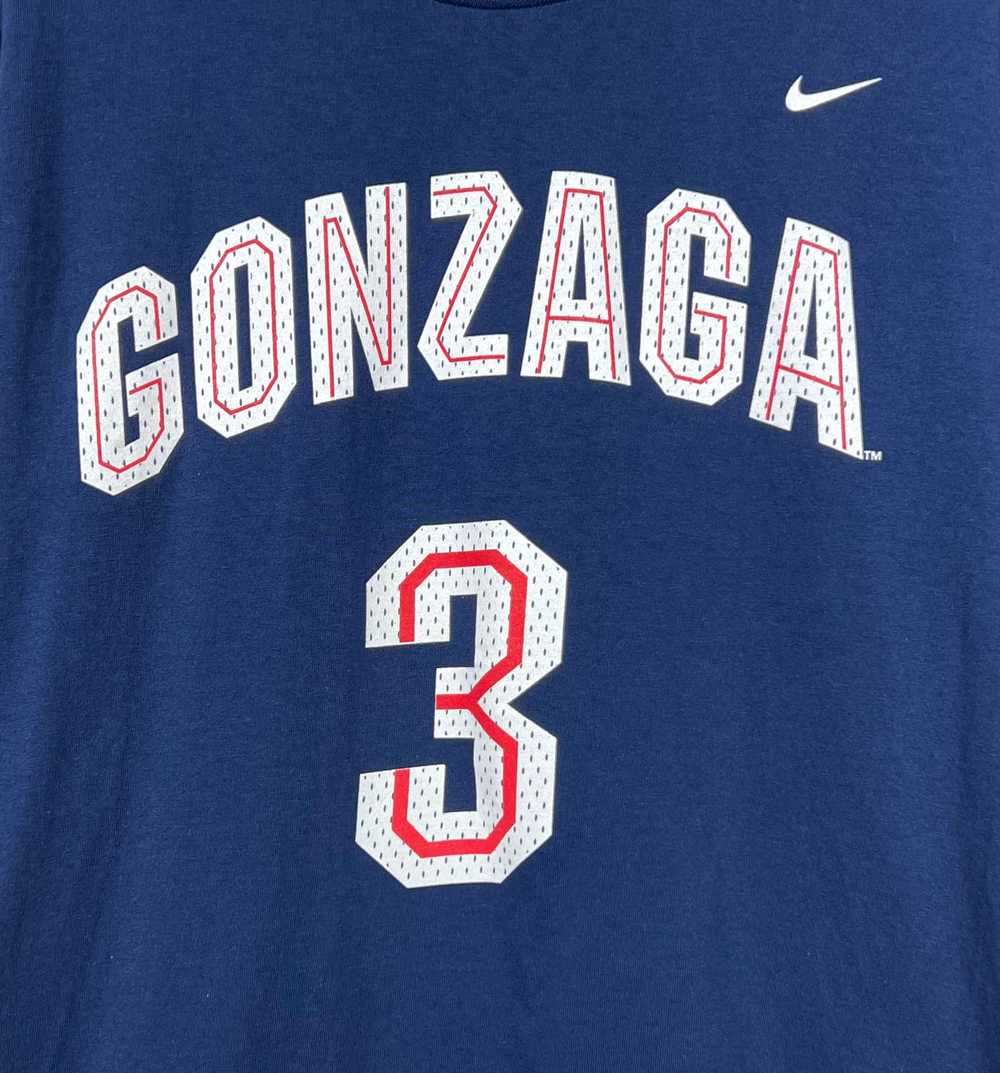 Vintage Adam Morrison Gonzaga Bulldogs Nike Tshir… - image 3