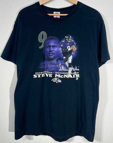 Vintage Baltimore Ravens Steve McNair Tshirt sz La