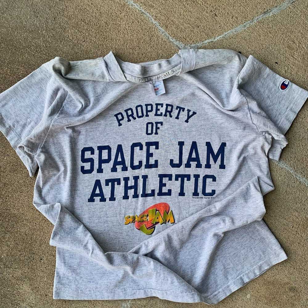 vintage 1996 space jam T shirt - image 2