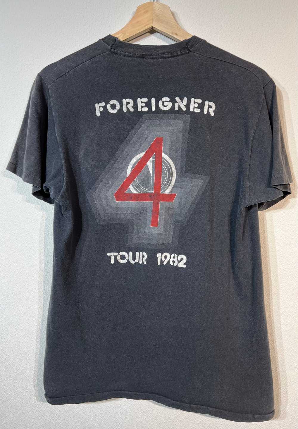 Vintage Foreigner 1982 Tour Tshirt sz Small - image 2