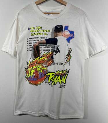 Vintage Texas Rangers Nolan Ryan Tshirt sz M