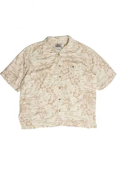 Vintage Paradise Coves Silk Hawaiian Shirt