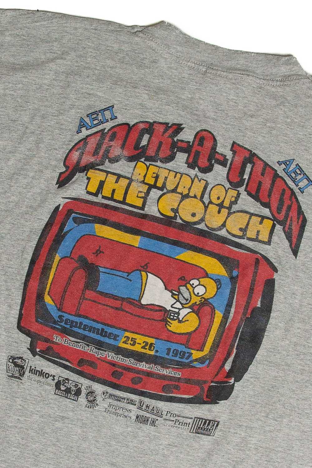 Vintage Slack-A-Thon 1997 Benefit T-Shirt - image 4