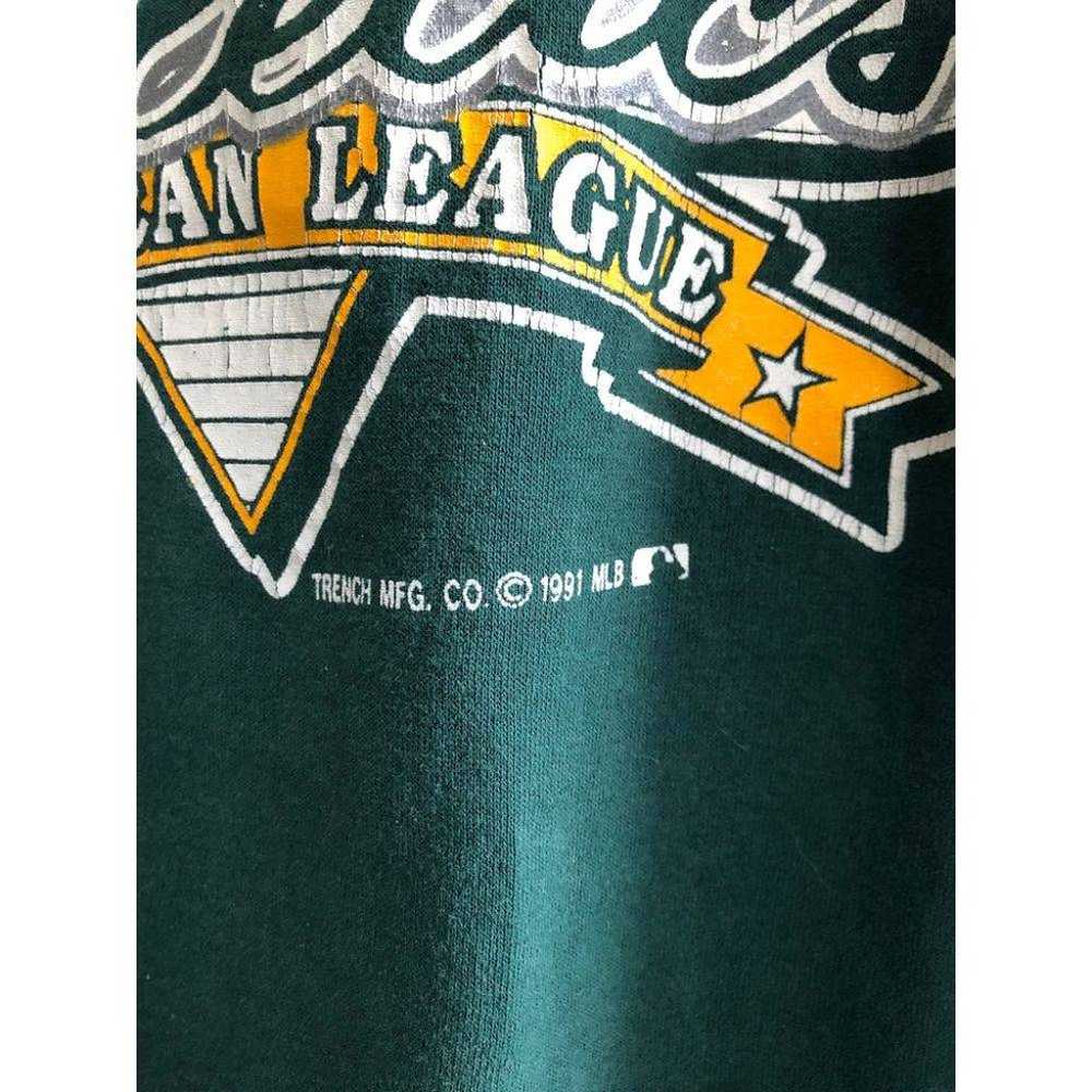 Vintage 90s Oakland As Baseball Tee - image 2
