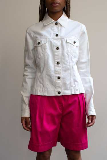 JPG Jean's white denim jacket - image 1