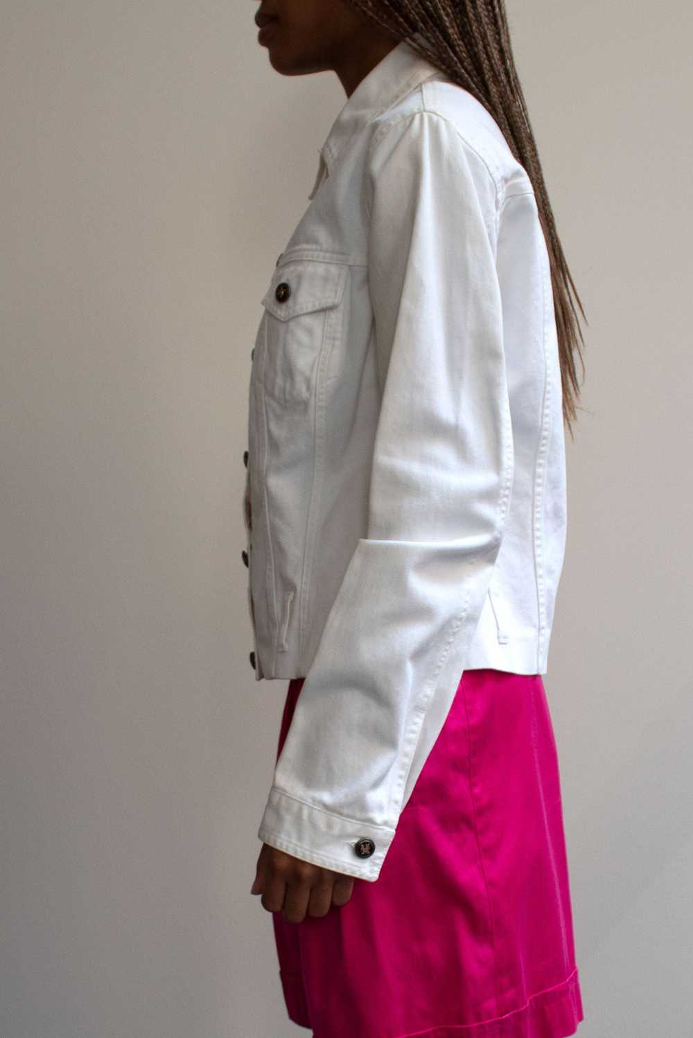 JPG Jean's white denim jacket - image 3